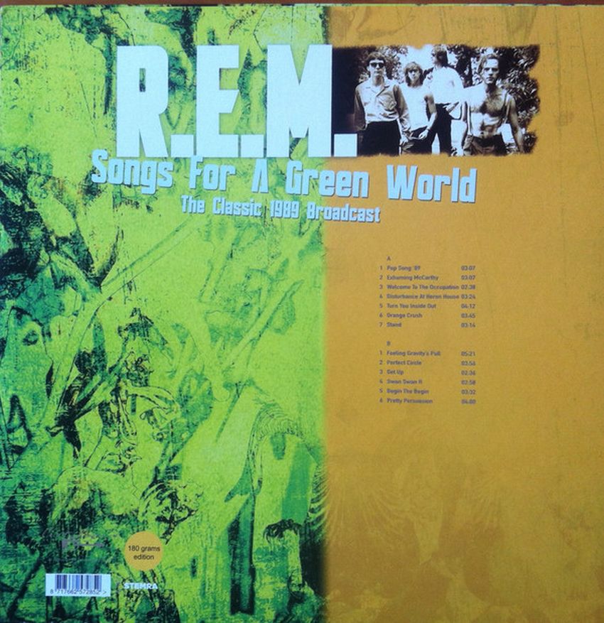 R.E.M. Best of Songs For A Green World The Classic 1989 Broadcast